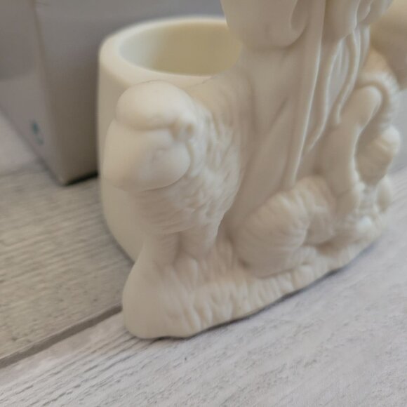 Partylite O Holy Night Shepherd Figurine With Sheep Candle Holder - Picture 6 of 8